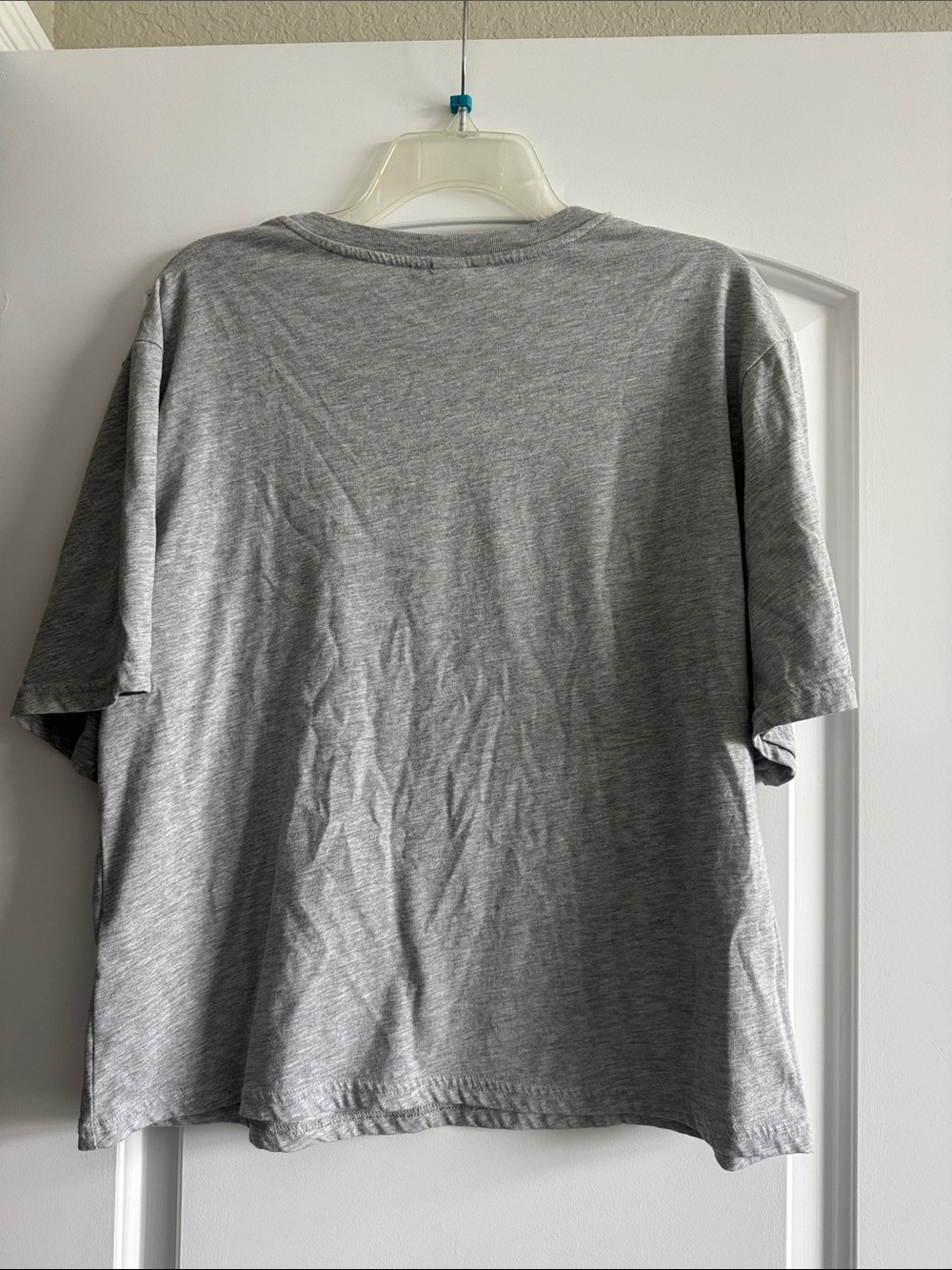 H&M Grey Crewneck Tee with Subtle Texture - Picture 3 of 3